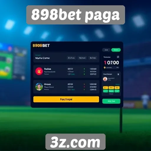 Experiência do usuário no 898bet paga